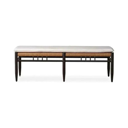 Low Country Dining Bench Premium Wicker Furniture -- view 4