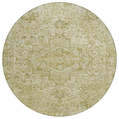 Kaelon Brown Washable Indoor-Outdoor Rug