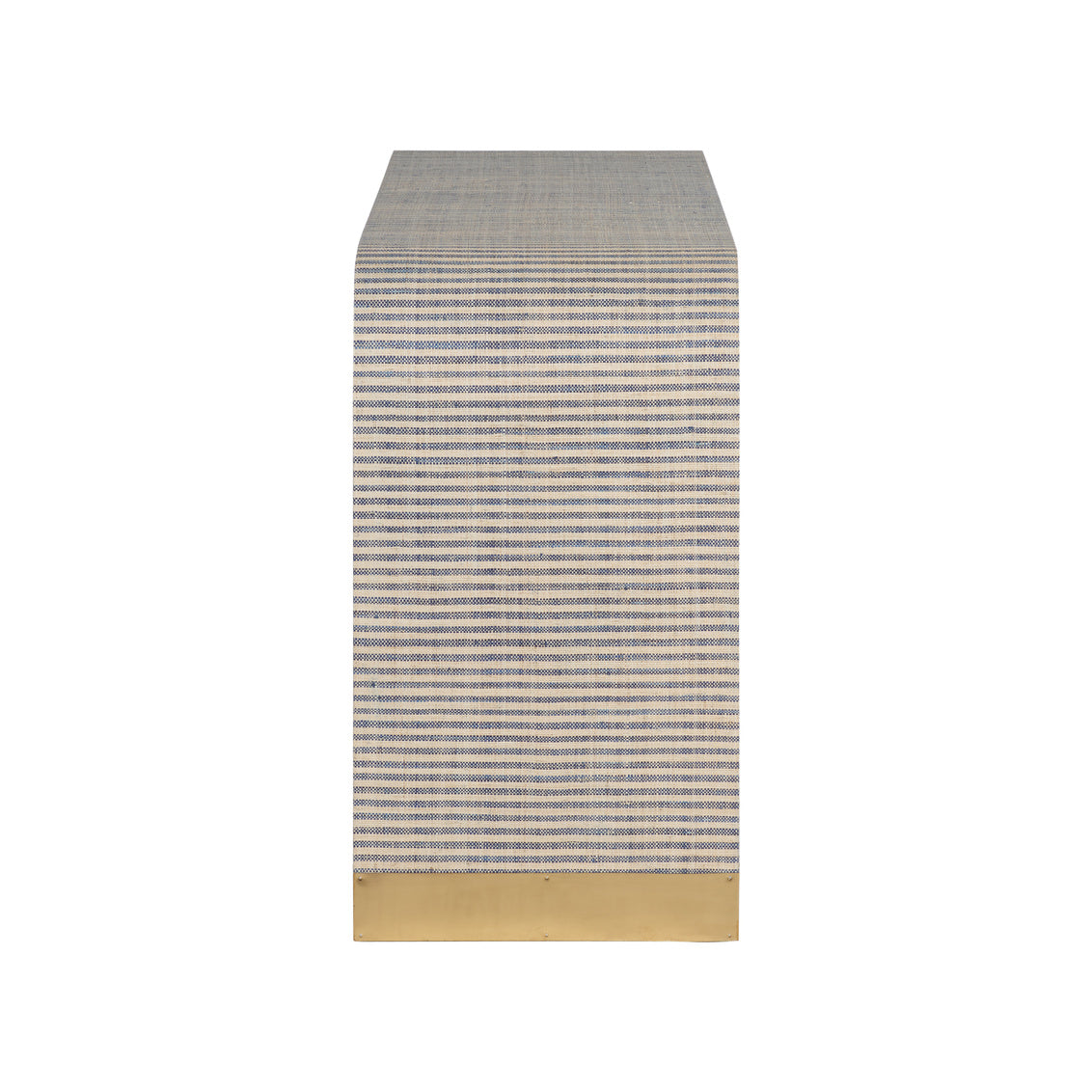 Chelsea House Waterfall Raffia Warp Console Table