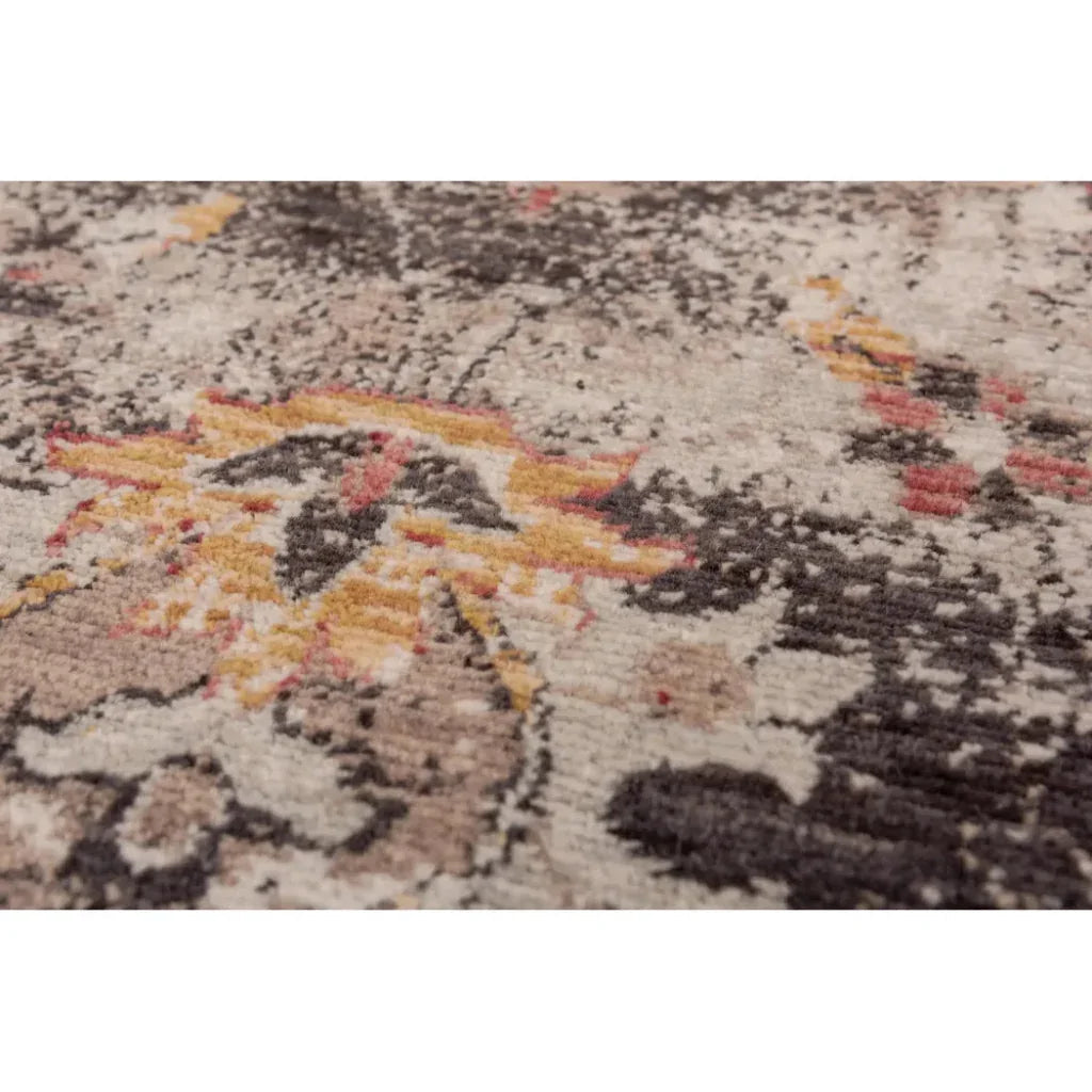 Cute Floral Brown/ Beige Large Area Rugs - LOOMLAN - LOOMLAN - Area Rugs