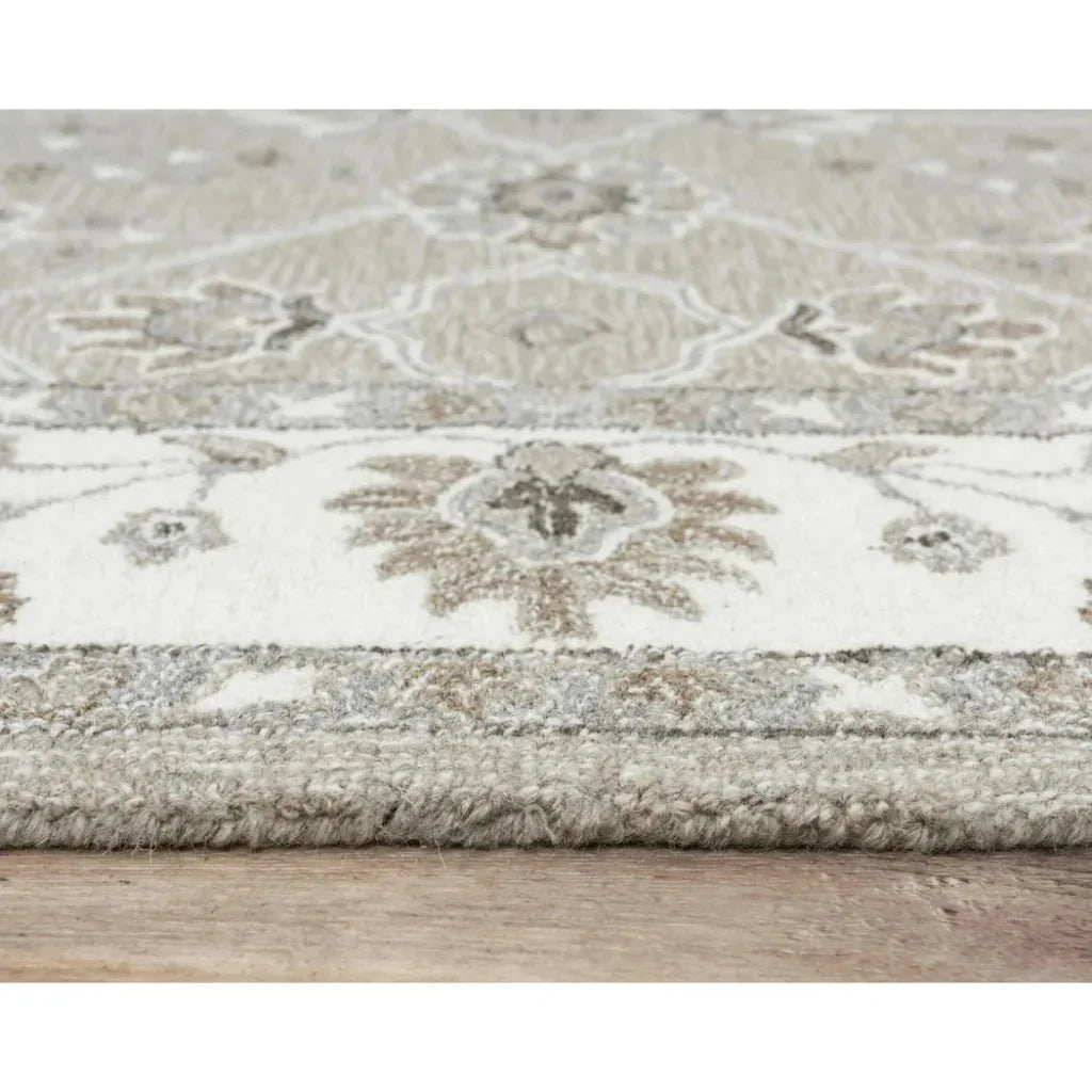 Bael Traditional Beige Living Room Rug - LOOMLAN - LOOMLAN - Area Rugs