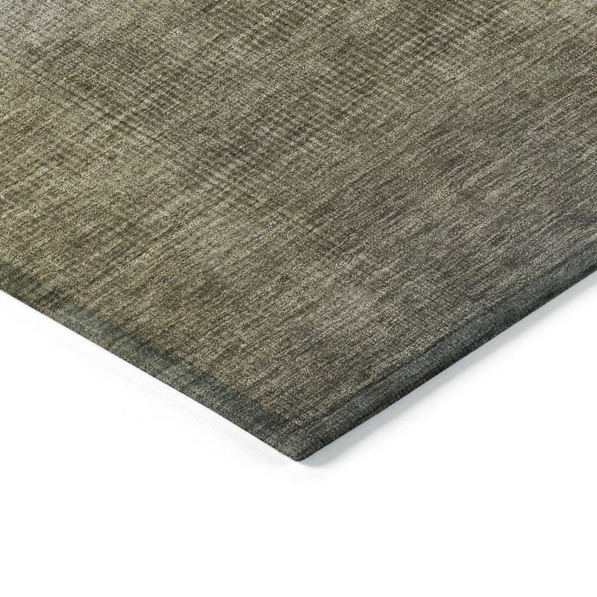 Haelor Gray Washable Indoor-Outdoor Rug