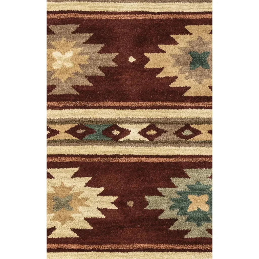 Deer Wool Red Hallway Kitchen Runner Rug - LOOMLAN - LOOMLAN - Area Rugs