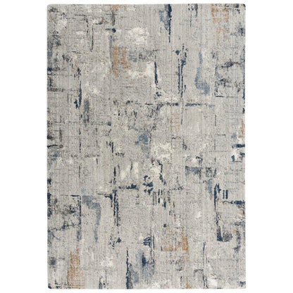 Audi Abstract Gray/ Multi Large Area Rugs