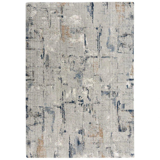 LOOMLAN Audi Abstract Gray/ Multi Large Area Rugs