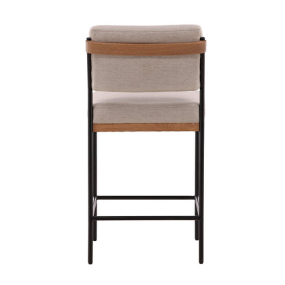 Furniture Classics Joanna Cream Performance Fabric Counter Stool