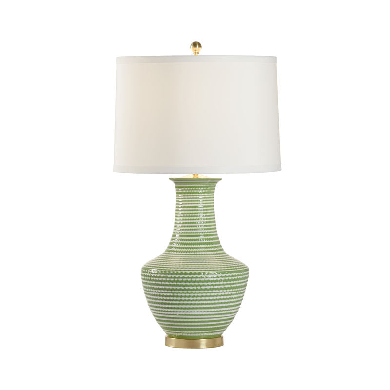 Chelsea House Classic White Round Shade Table Lamp