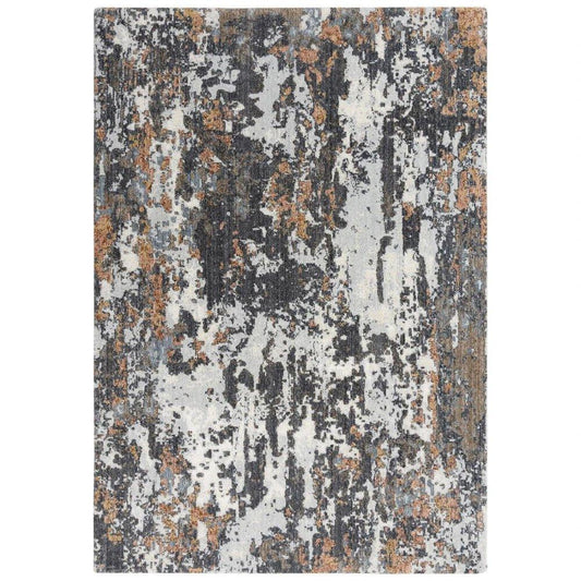 LOOMLAN Calo Abstract Gray/ Multi Large Area Rugs