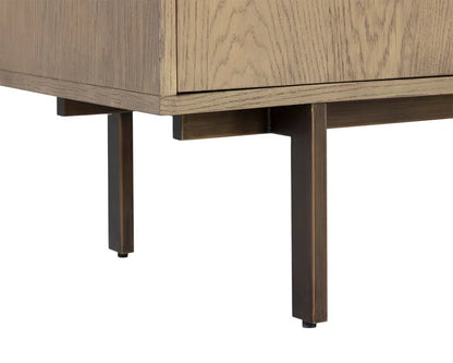 SUNPAN Briar Wooden Marble Top Sideboard