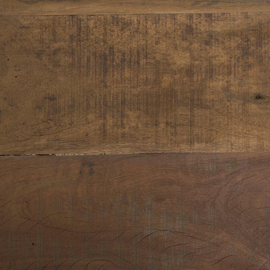 Ashwick 44" Dark Brown Reclaimed Wood Square Coffee Table -- Dark Brown