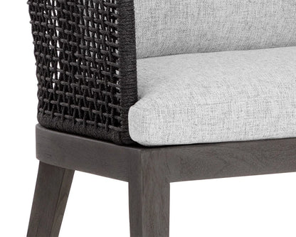 Capri Fabric Outdoor Dining Armchair