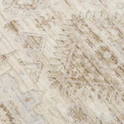 Cyra Floral Natural Area Rugs For Living Room - LOOMLAN - LOOMLAN - Area Rugs