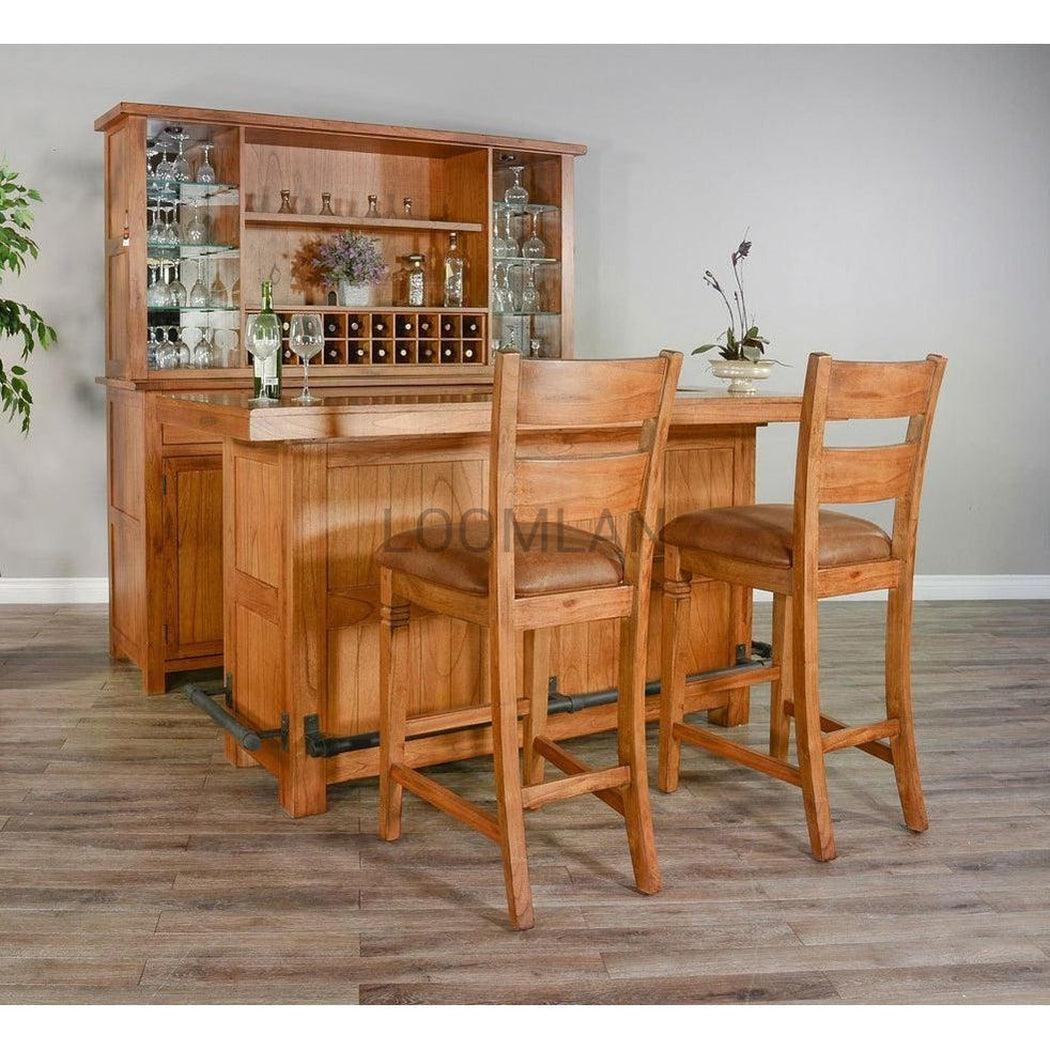 80" Game Room Rustic Basement Bar Island Home Bar Islands Sideboards and Things By Sunny D