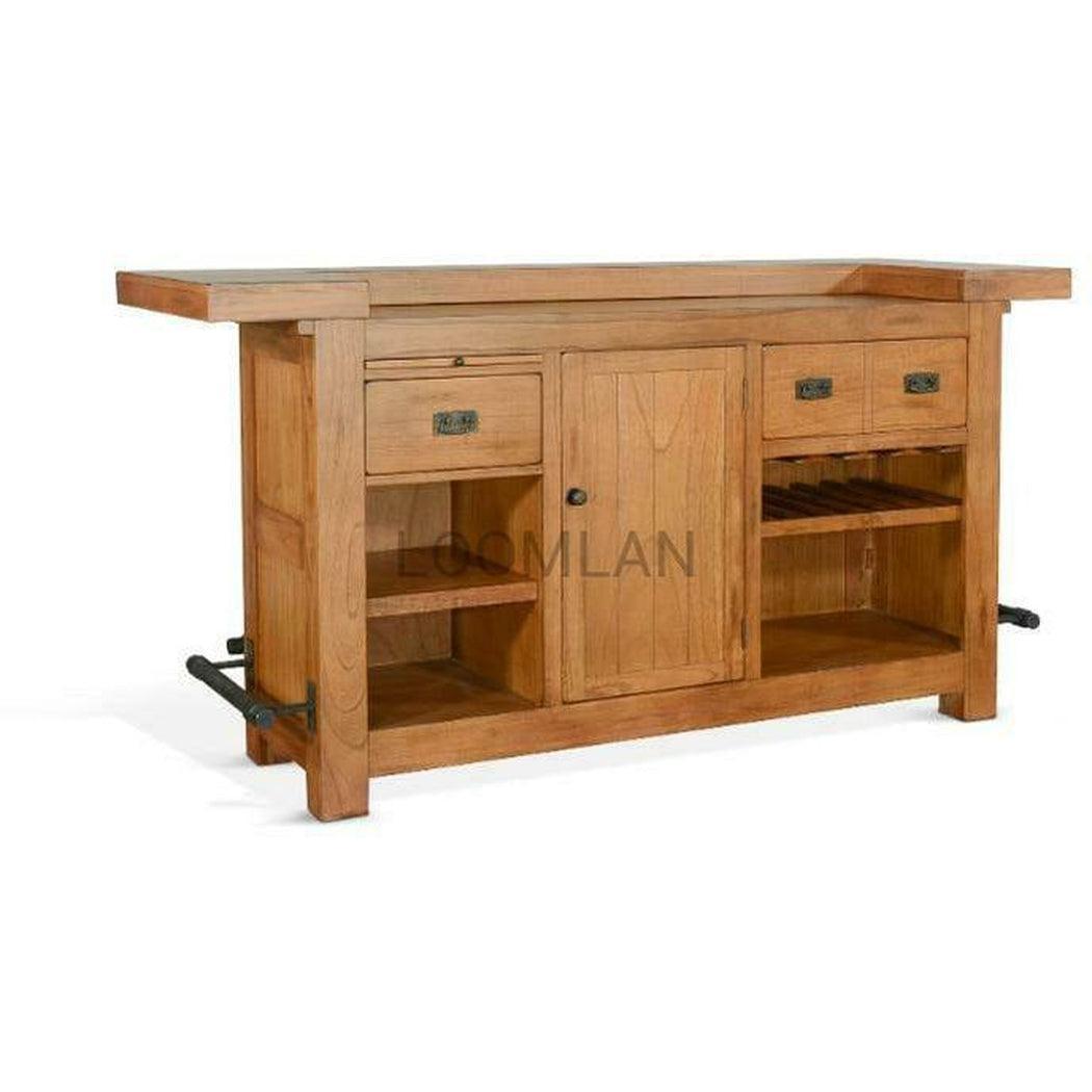 80" Game Room Rustic Basement Bar Island Home Bar Islands Sideboards and Things By Sunny D