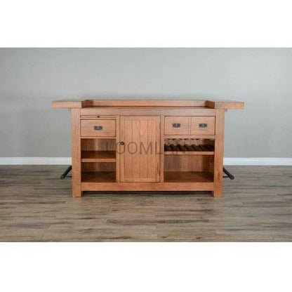 80" Game Room Rustic Basement Bar Island Home Bar Islands Sideboards and Things By Sunny D