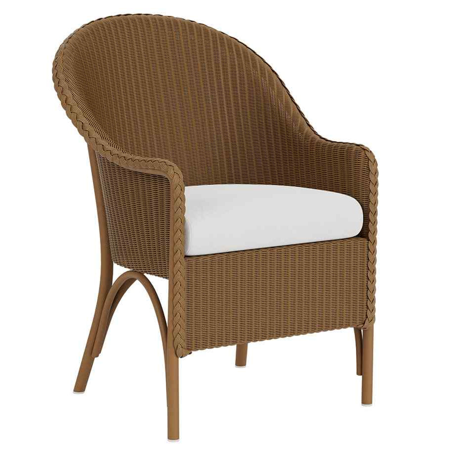 Loom Wicker Handmade Outdoor Dining Armchair-Outdoor Dining Chairs-Lloyd Flanders-Sideboads And Things