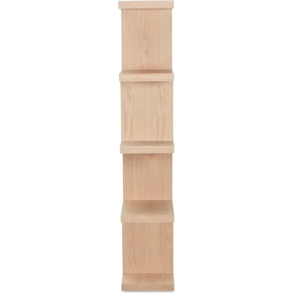 Miri Veneer Light Brown Shelf 5 Levels of Space -- view 4