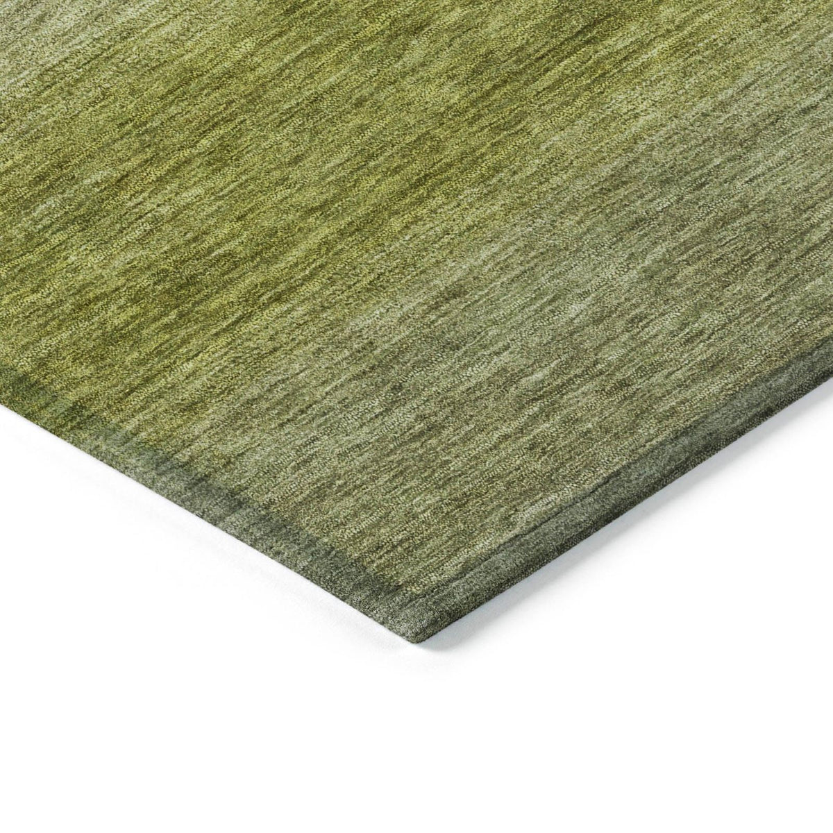 Haelius Green Washable Indoor-Outdoor Rug