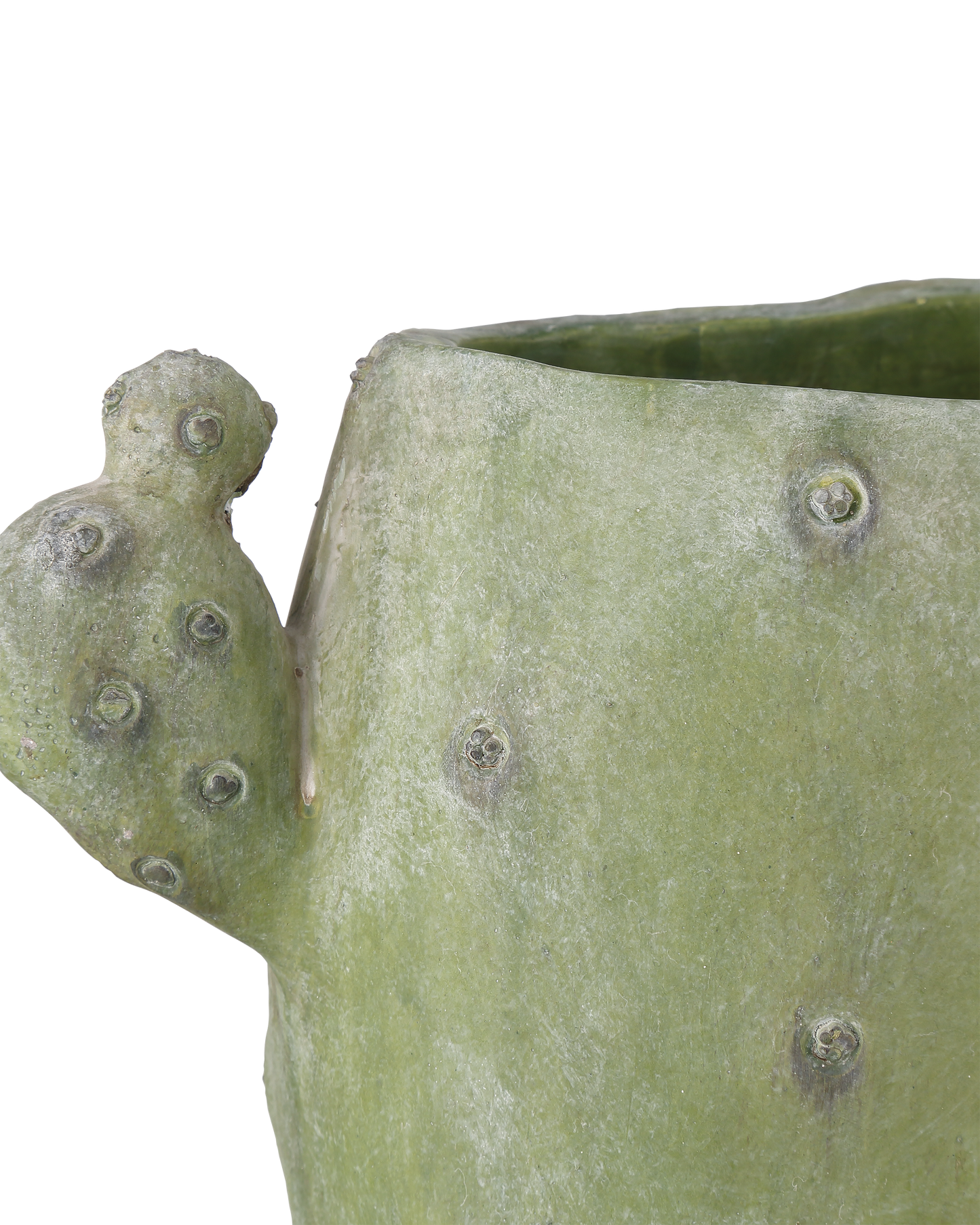 Cactus Composite Green Vase Set of 3