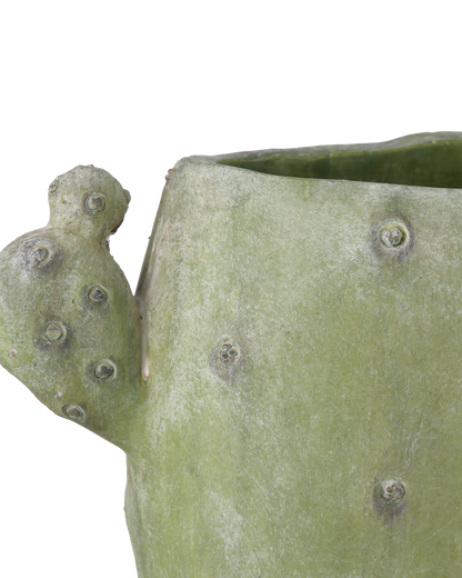 Cactus Composite Green Vase Set of 3