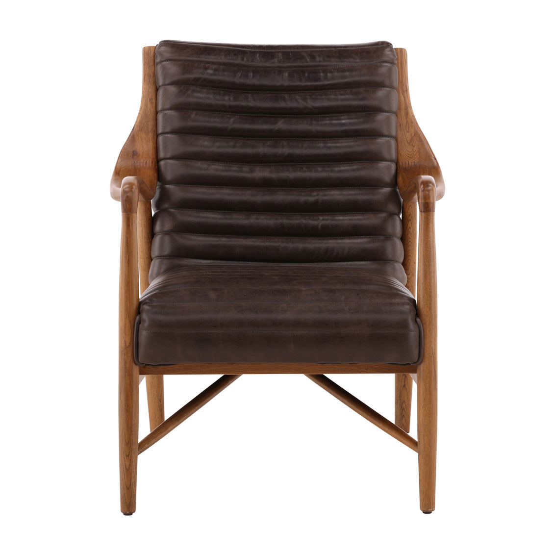 Furniture Classics Baxter Dark Brown Leather Occasional Chair