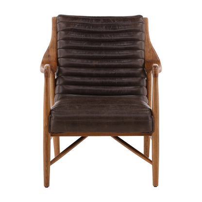 Furniture Classics Baxter Dark Brown Leather Occasional Chair