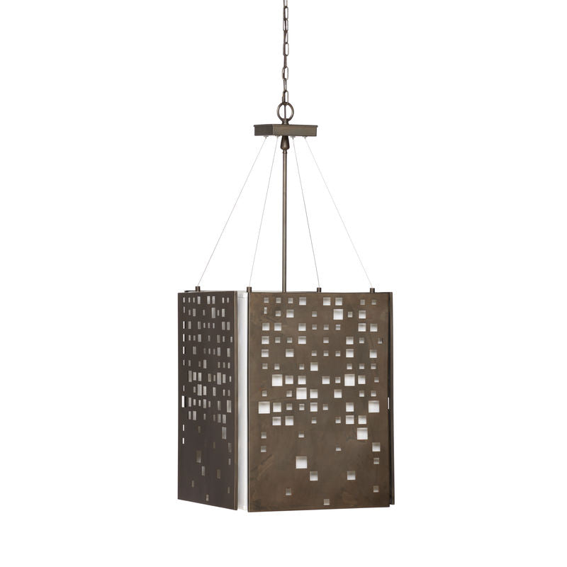 City Lights Bronze Modern Charm Pendant