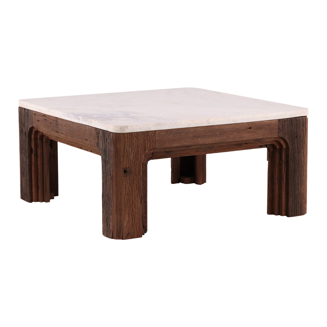 Furniture Classics Williams White Marble Top Coffee Table