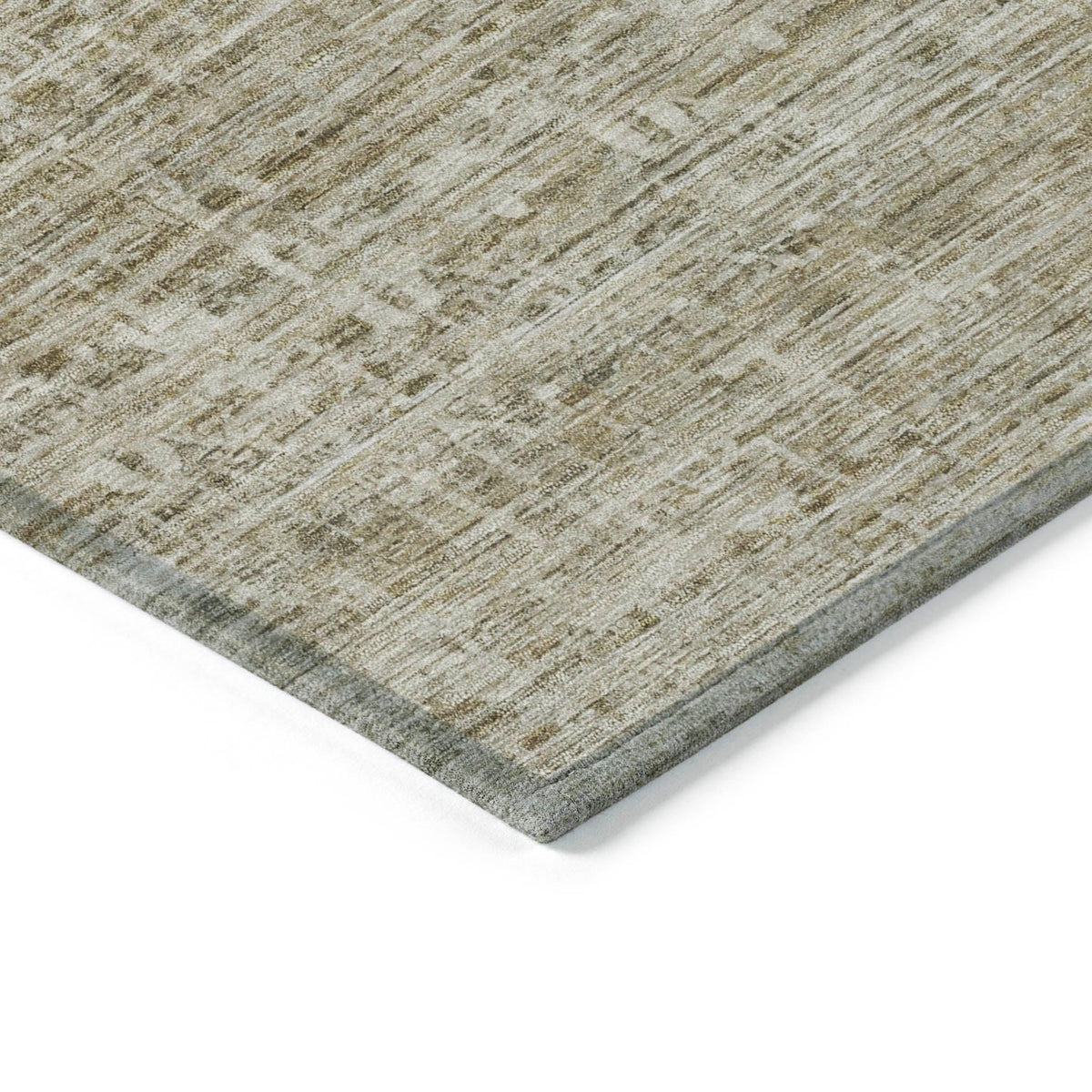 Irion Taupe Washable Indoor-Outdoor Rug