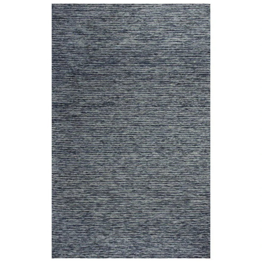 Byes Stripe Blue Area Rugs For Living Room