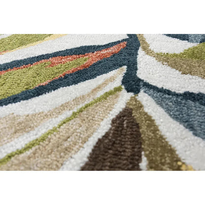 Coat Floral Beige Area Rugs For Living Room - LOOMLAN - LOOMLAN - Area Rugs