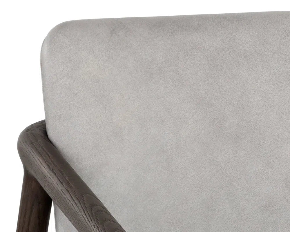 Cinelli Leather Upholstered Lounge Chair