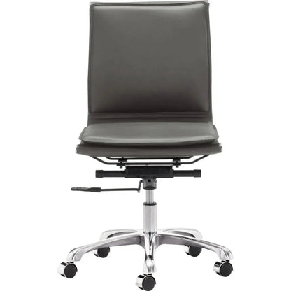 Lider Plus Armless Office Chair Gray -- view 4