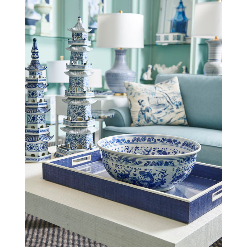 Chelsea House Classic White Round Shade Table Lamp