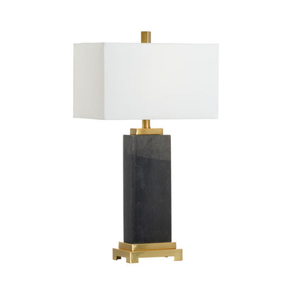 Chelsea House Kennedy Rectangular Modern Marble Table Lamp