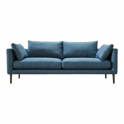 83.5 Inch Sofa Dark Blue Contemporary Sofas & Loveseats LOOMLAN By Moe's Home