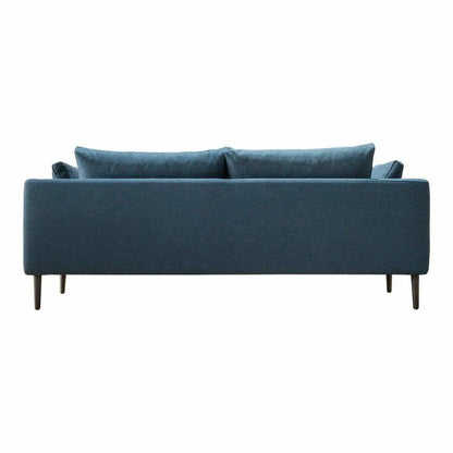 83.5 Inch Sofa Dark Blue Contemporary Sofas & Loveseats LOOMLAN By Moe's Home