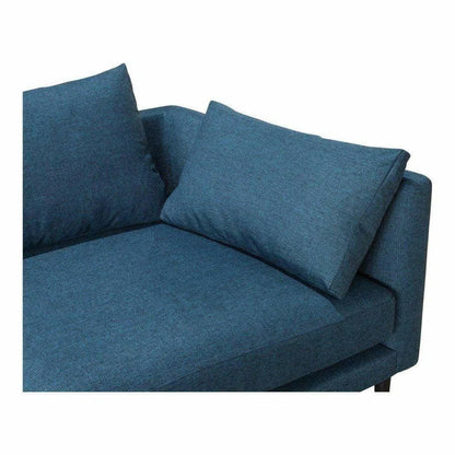 83.5 Inch Sofa Dark Blue Contemporary Sofas & Loveseats LOOMLAN By Moe's Home