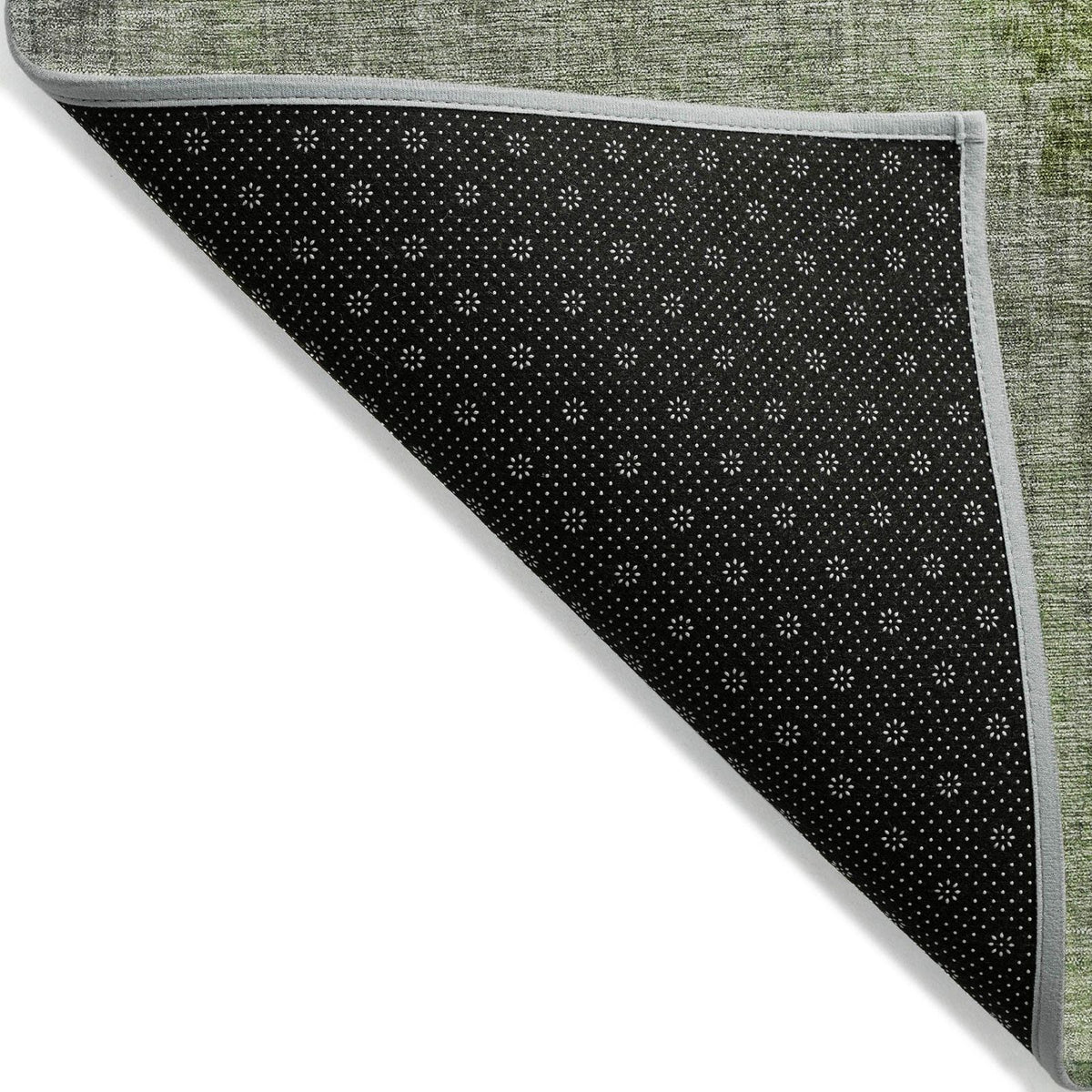 Jaelor Green Washable Indoor-Outdoor Rug