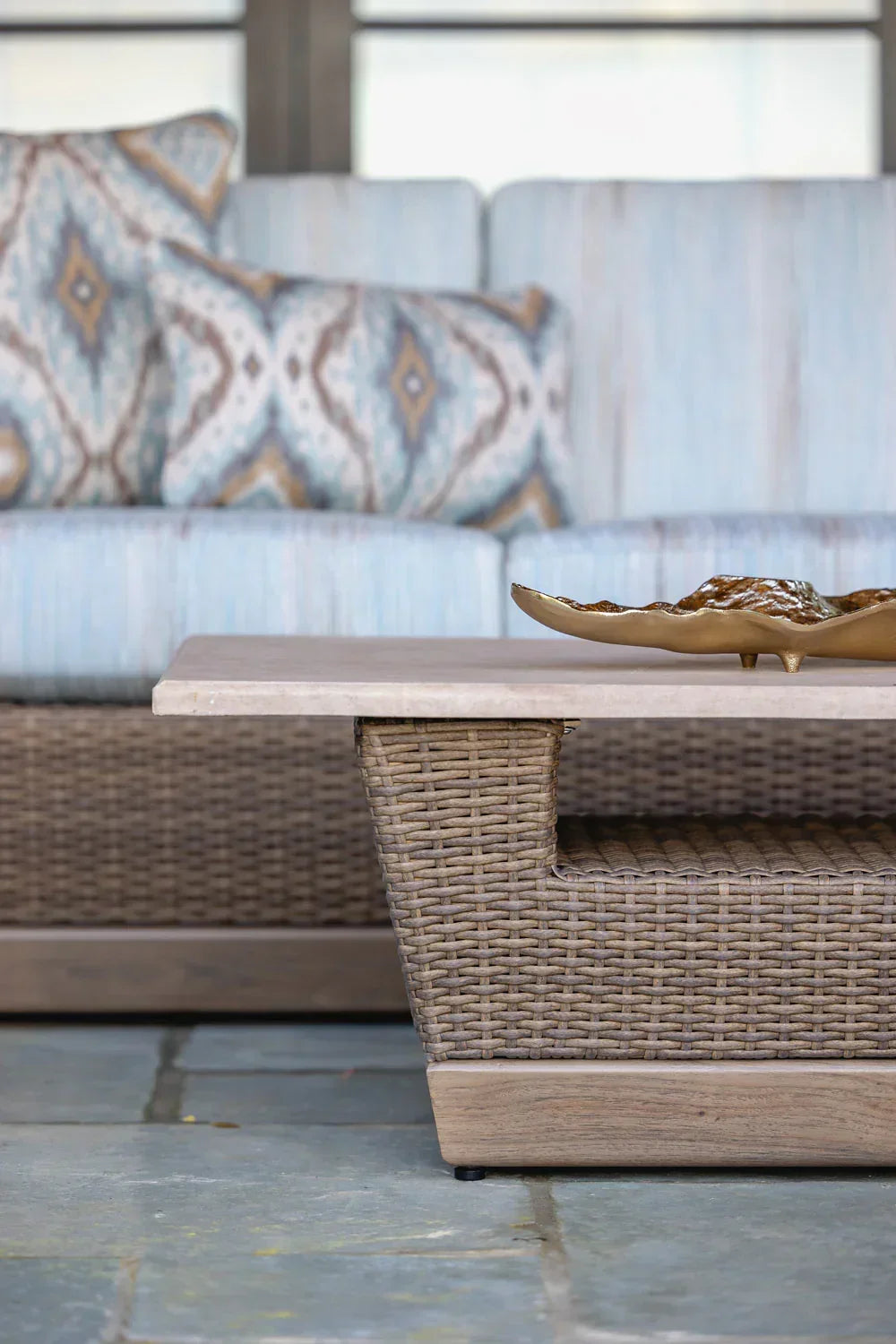 Charisma Aluminum Rectangular Outdoor Cocktail Table