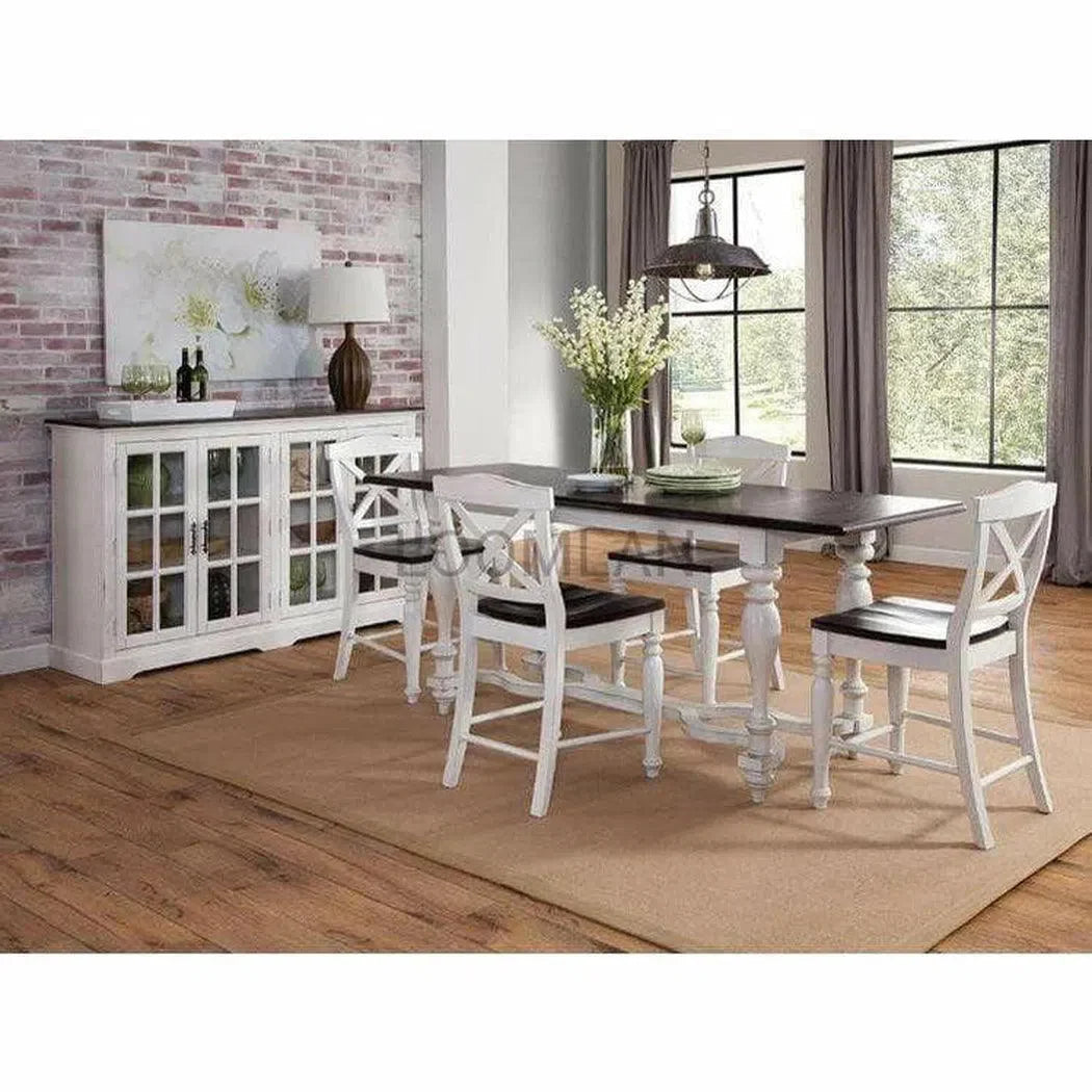 84" Carriage House Friendship Farmhouse Dining Table Dining Tables Sideboards and Things By Sunny D