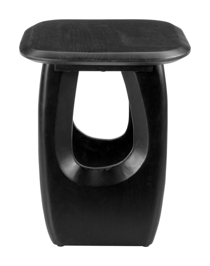 Arasan Wood Black Rectangular Accent Table