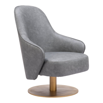 Withby Gray Armless Accent Chair