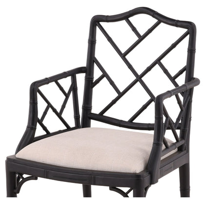 Furniture Classics Sawyer Performance Fabric Black Arm Chair