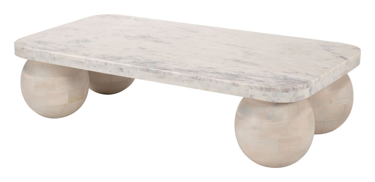 Camakat Natural Rectangular Coffee Table