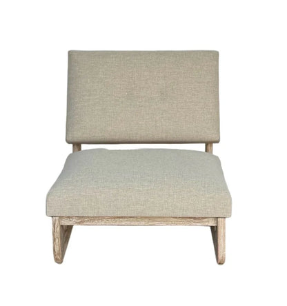 Curve Bleached Teak Lounge Chair -- view 2