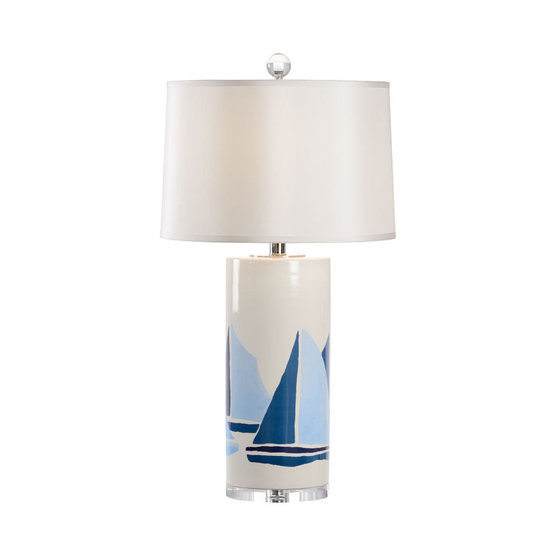 Chelsea House Chesapeake Hand-Painted Nautical Design Table Lamp