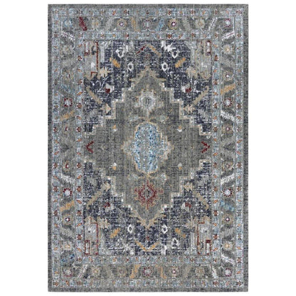 Diff Medallion Gray Large Area Rugs For Living Room