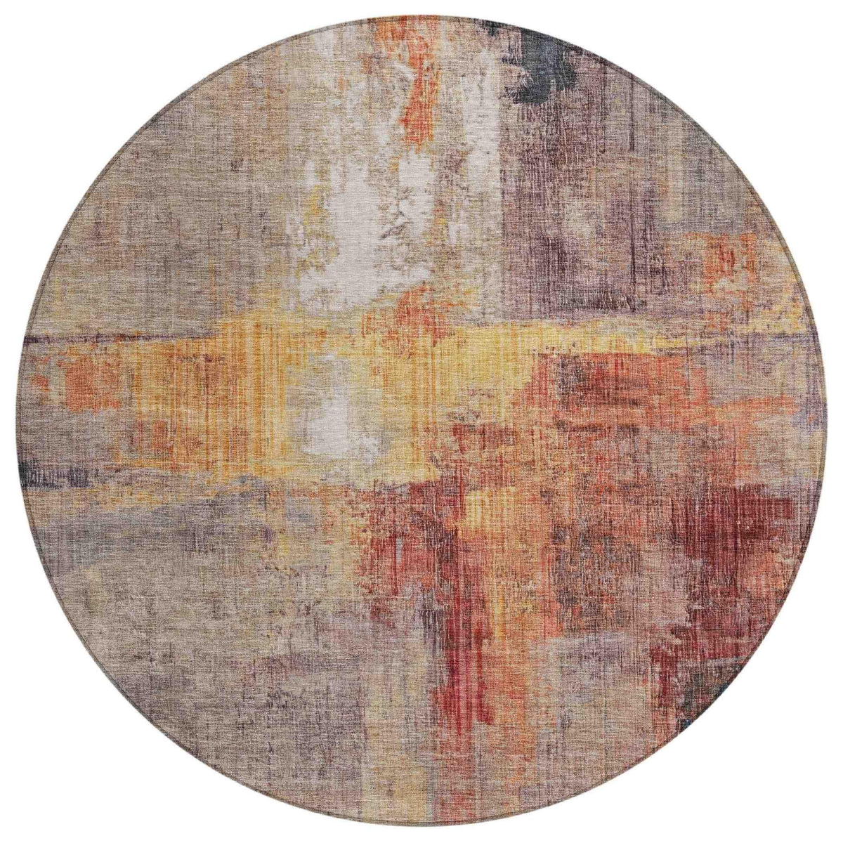 Jaelor Brown Washable Indoor-Outdoor Rug