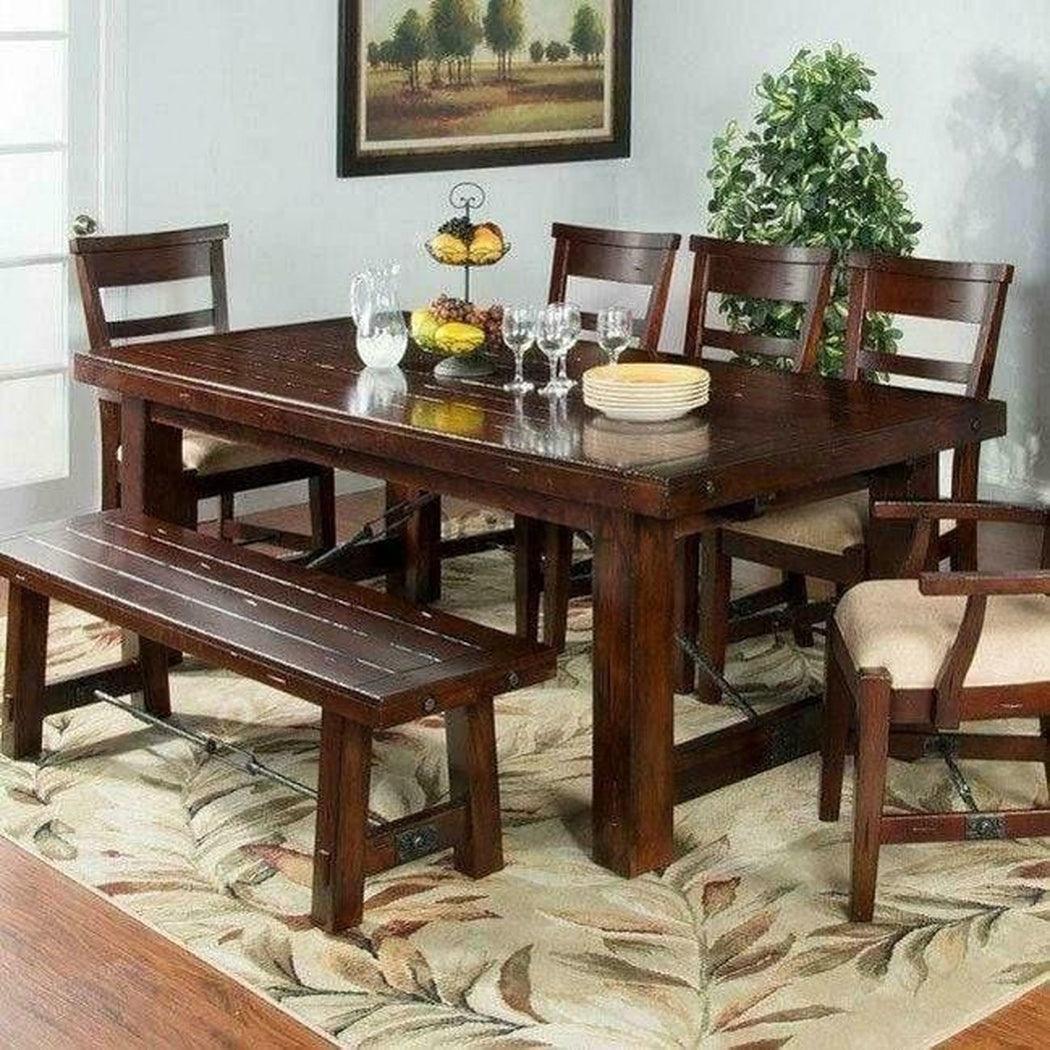 86-122" Extra Large Solid Wood Extendable Dining Table for 12 Dining Tables Sideboards and Things By Sunny D